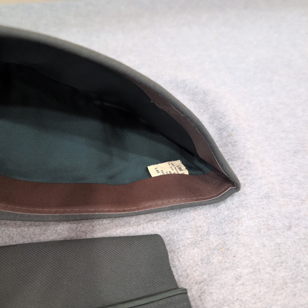 Lot of 3 US Army Garrison Caps Sam Bonk AG-344 AG-434 Green Poly Wool Hat Size 7 - Picture 3 of 5